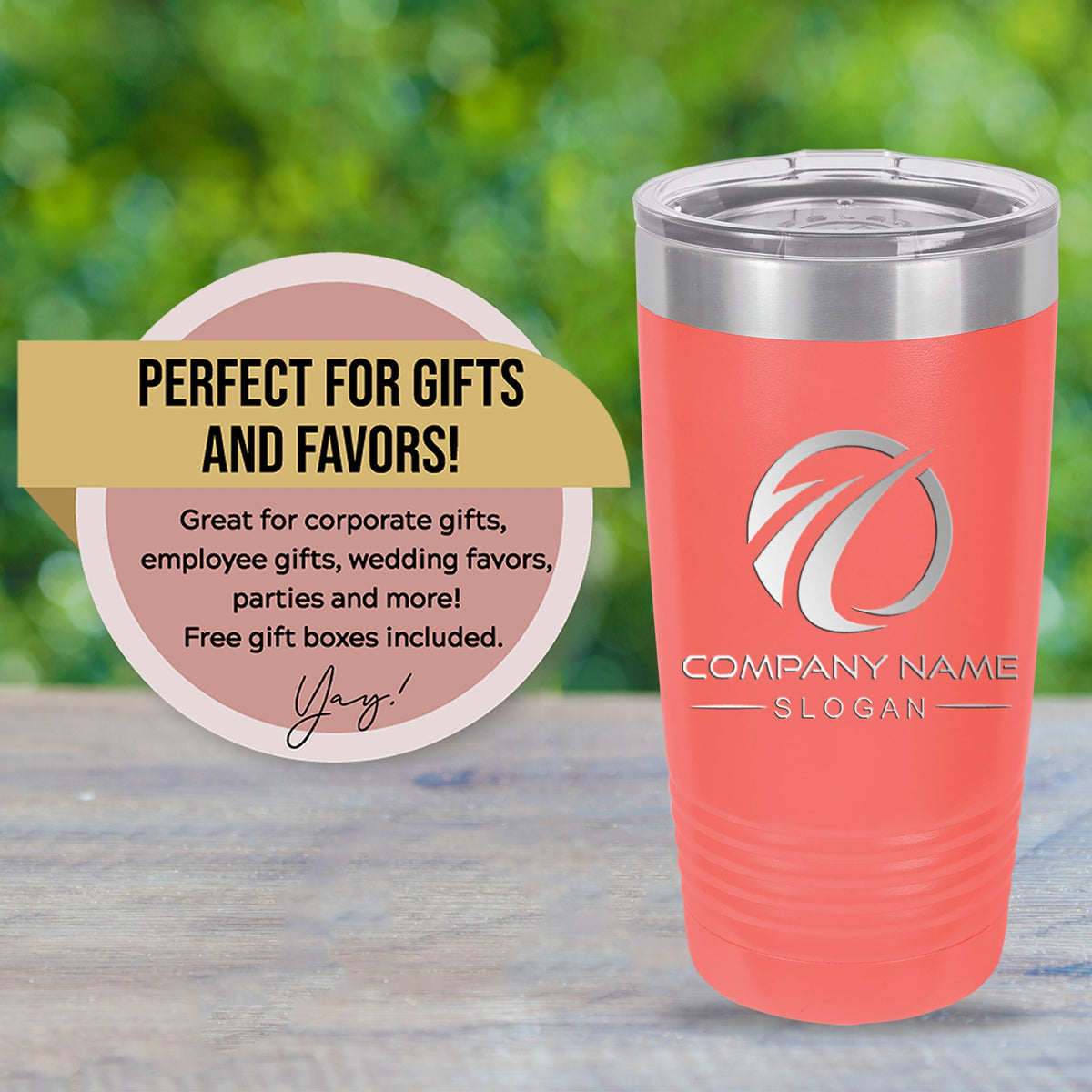 Personalized 20oz Travel Coffee Tumbler Bulk Pricing for Custom