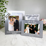 Personalized Metal Wedding Picture Frame
