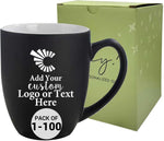 Custom Logo Black Coffee Mug