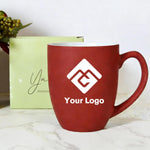 Custom Logo Red Coffee Mug
