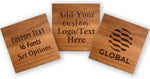 Custom Square Wooden Coasters