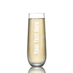 Custom Stemless Champagne Flute