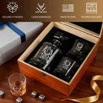 Personalized Whiskey Decanter, Custom 28.7oz Liquor Decanter