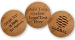 Custom Round Wooden Coasters