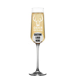 Custom Logo Champagne Glass