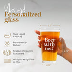 16oz Custom Beer Pint Glass