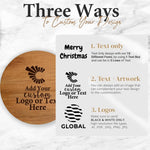 Custom Round Wooden Coasters