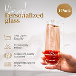 Custom Stemless Champagne Flute