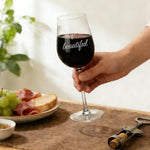 17oz Custom Stemmed Wine Glass