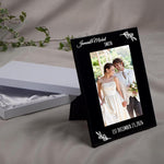 Personalized Black Wedding Picture Frame