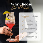 18oz Custom Crystal Wine Glass