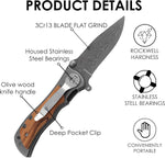 Personalized Groomsmen Wood Knife