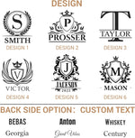 Personalized Whiskey Decanter, Custom 28.7oz Liquor Decanter