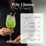 17oz Custom Stemmed Wine Glass