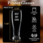 Custom Engraved 16oz Tall Pint Glass