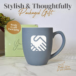 Custom Logo Grey Coffee Mug