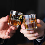 Personalized Shot Glass - Custom 3oz Groomsmen Drinking Glasses