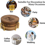 Custom Round Wooden Coasters