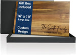 Personalized Cutting Board, 16" x 10" Large Custom Charcuterie Boards