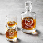 Personalized Whiskey Decanter, Custom 28.7oz Liquor Decanter