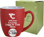 Custom Logo Red Coffee Mug