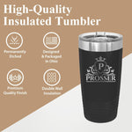 Personalized Tumbler, Custom 20oz Stainless Steel Travel Mug