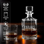 Custom Round Whiskey Decanter