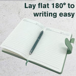 Personalized Green Journal with Gift Box and Pen