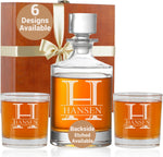 Personalized Whiskey Decanter, Custom 28.7oz Liquor Decanter