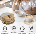 Custom Marble & Wood Coasters