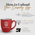 Custom Logo Red Coffee Mug