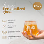 13oz Customized Bourbon Glass for Old Fashioned