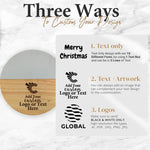 Custom Marble & Wood Coasters
