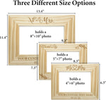 Personalized Wood Wedding Picture Frame