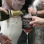 Personalized Father of The Bride or Groom Wine Glass