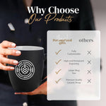 Custom Logo Black Coffee Mug
