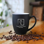Custom Logo Black Coffee Mug