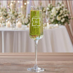 Custom Logo Champagne Glass
