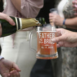 Personalized Father of The Bride or Groom Beer Mug
