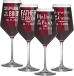 Personalized Father of The Bride or Groom Wine Glass