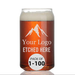 Custom Beer Can with Engraved Logo
