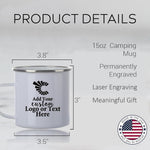 Custom Logo Metal Coffee Mug