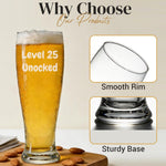 Custom Engraved 16oz Tall Pint Glass