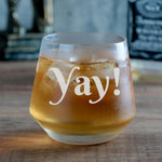 13oz Customized Bourbon Glass for Old Fashioned