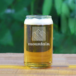 Custom Beer Can with Engraved Logo
