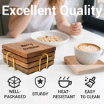Custom Square Wooden Coasters