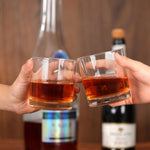 Personalized Whiskey Glass with Bottom Engraving