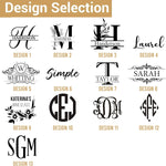 Personalized Wine Glass - Custom Monogrammed Wine Glasses with Engraved Name