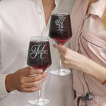 Personalized Wine Glass - Custom Monogrammed Wine Glasses