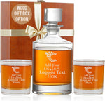 Custom Round Whiskey Decanter